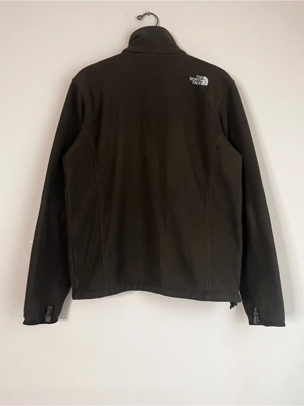 The North Face Men's Brown Zip-Up Fleece Jacket Size S